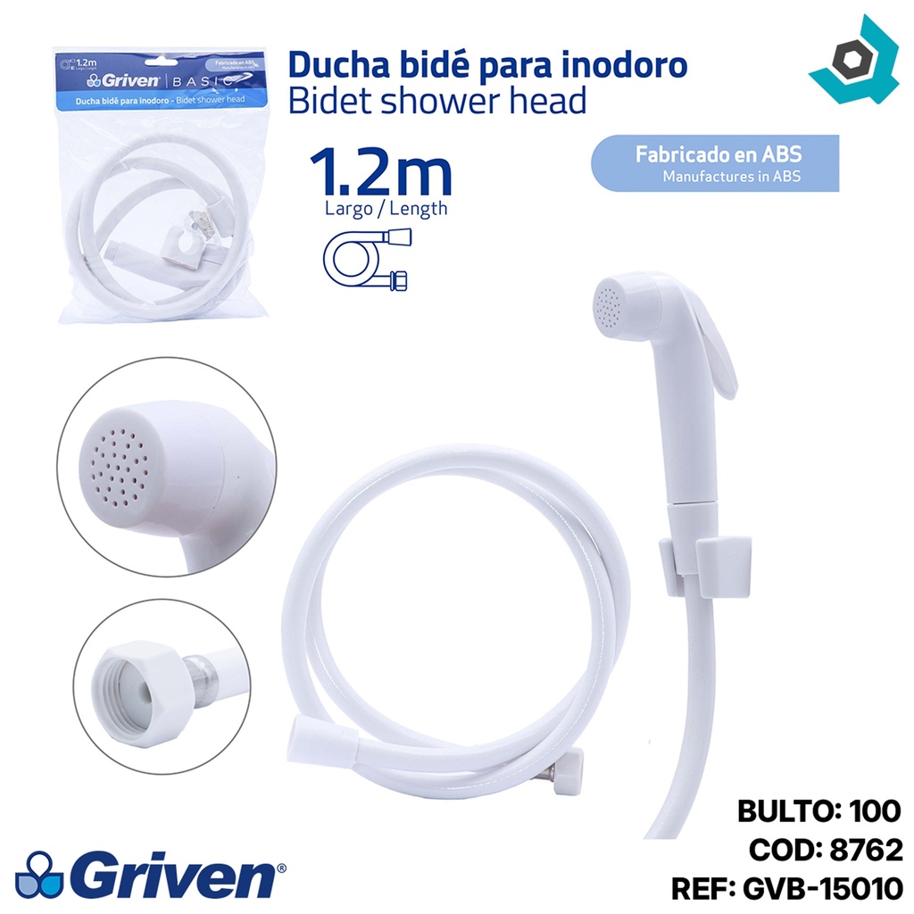 BIDET PARA INODORO 1.2M ABS GRIVEN BASIC