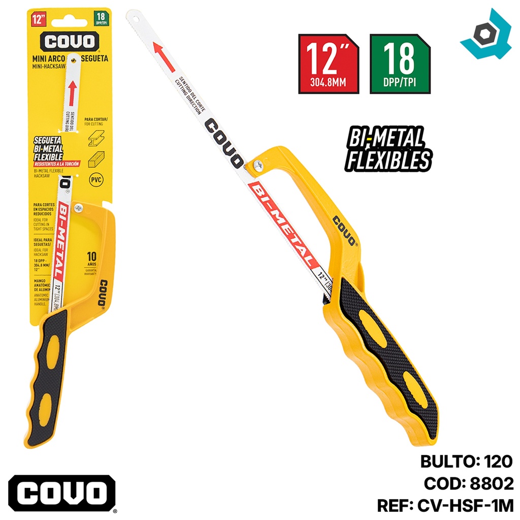 MINI ARCO DE SEGUETA 12" COVO