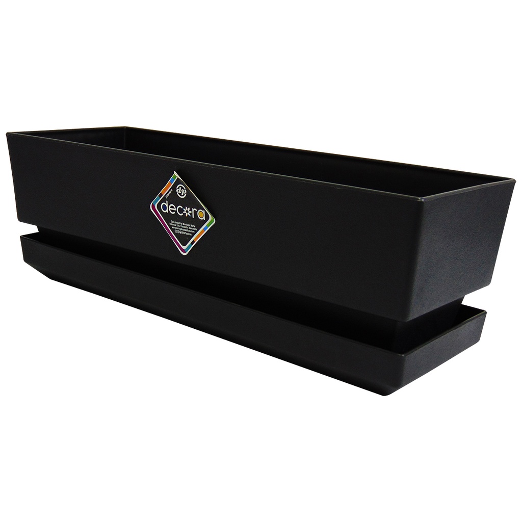 MATERO Y PLATO PP ART REC TEX L30 NEGRO DP
