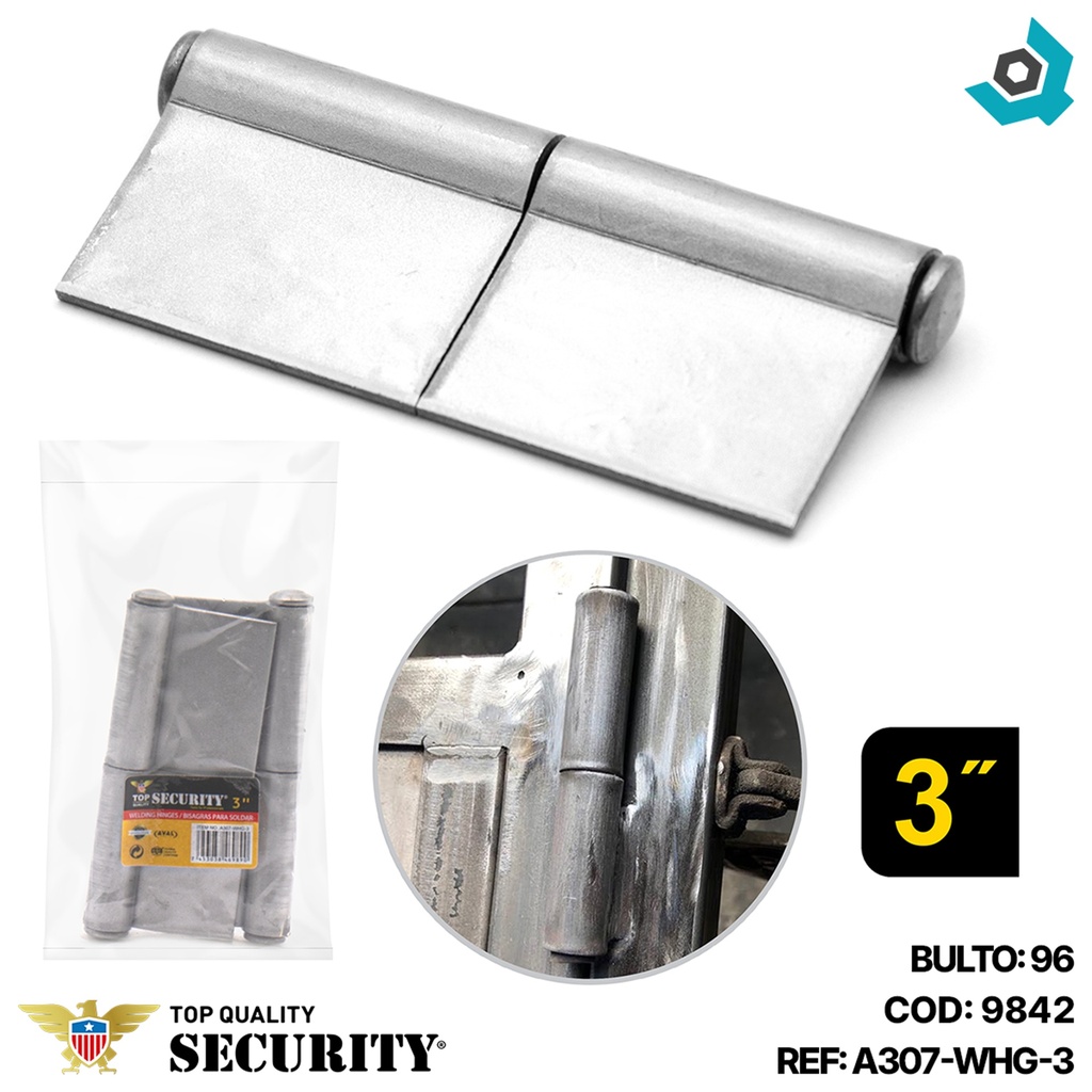 BISAGRA DE ARMILLAR 3" SECURITY