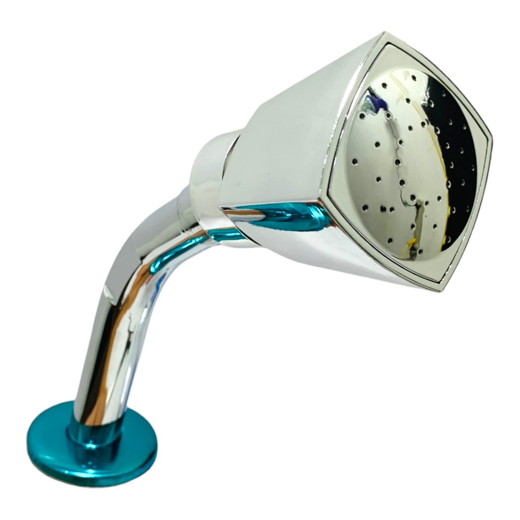 REGADERA PARA BANO 2" ABS CROMADA CABEZA CUADRADA GRIVEN BASIC