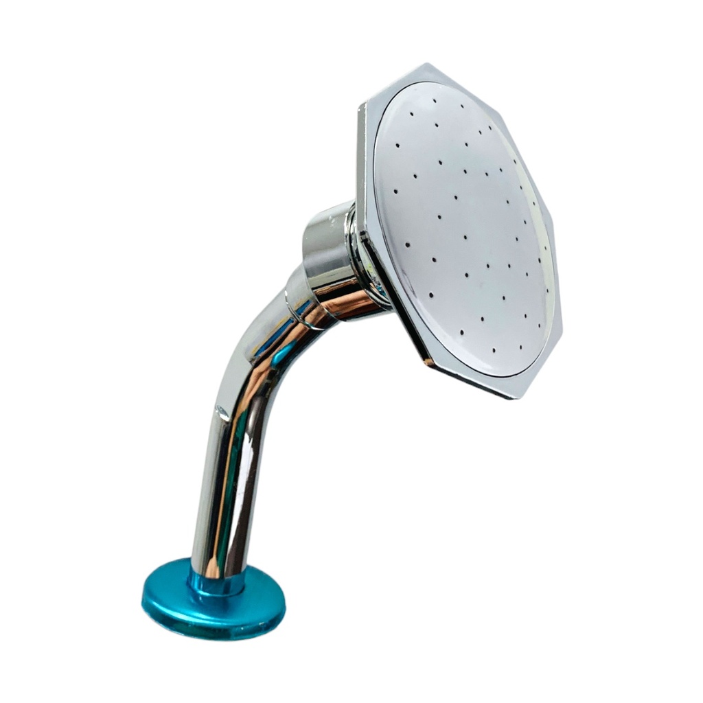 REGADERA PARA BANO 4" ABS CROMADA CABEZA OCTAGONAL GRIVEN BASIC