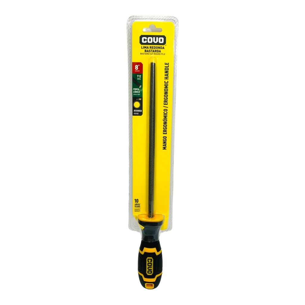 LIMA REDONDA BASTARDA 8" COVO