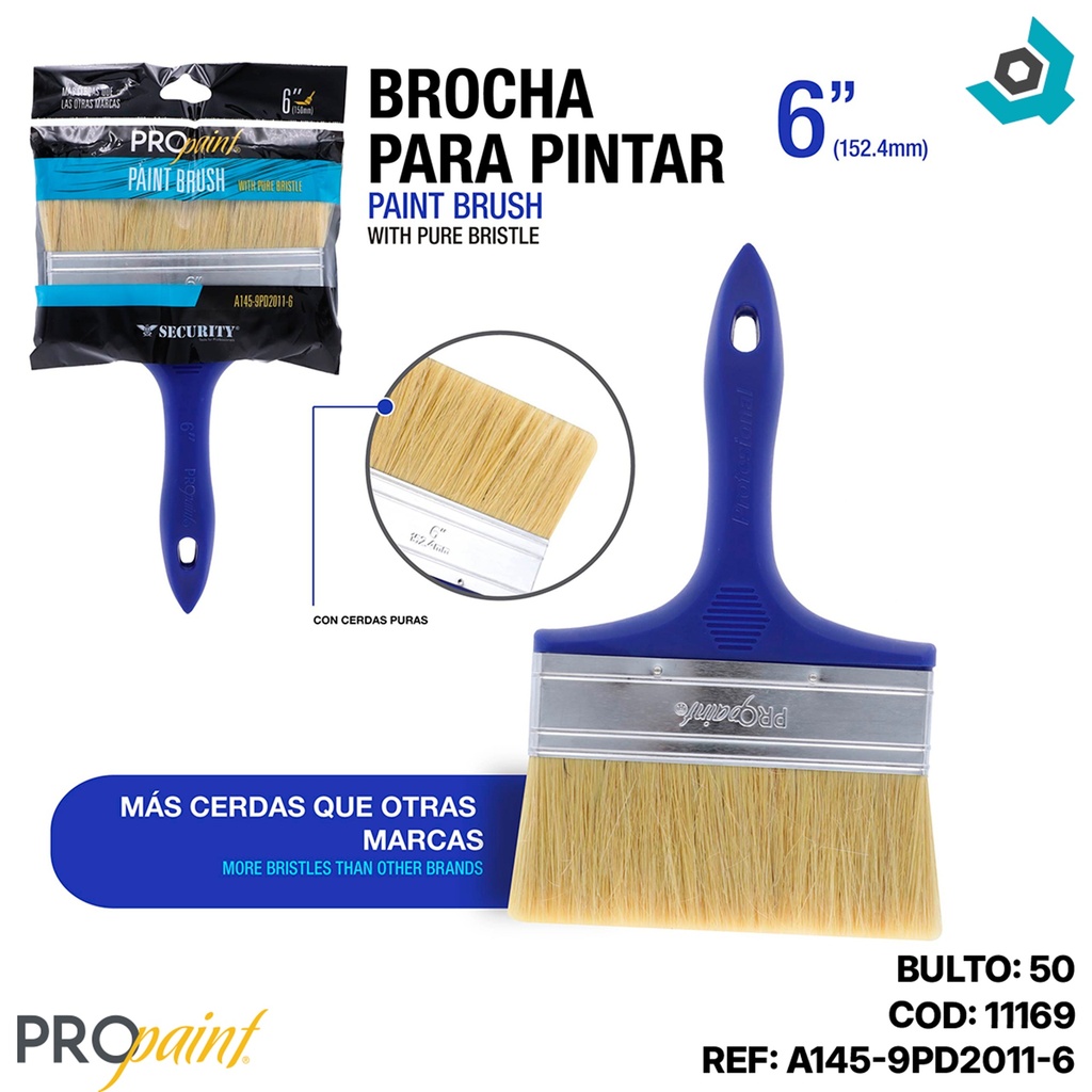 BROCHA PARA PINTAR 6" PRO PAINT