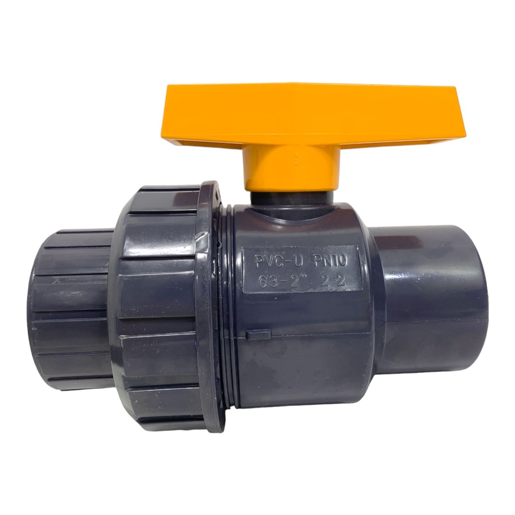 VALVULA BOLA UNION UNIVERSAL PVC PRES 2" C SIN ROSCA TUBRICA