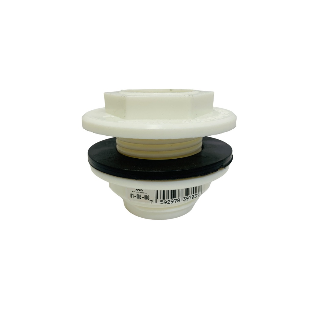 TUERCA PARA TANQUE 1" BLANCO METALES ALEADOS VENEZUELA