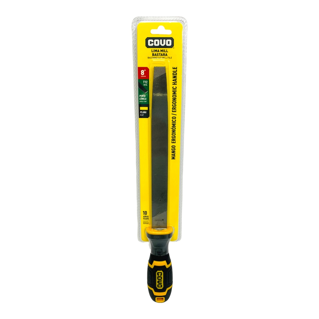 LIMA MIL BASTARDA PLANA 8" COVO