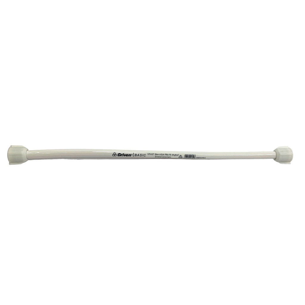 MANGUERA FLEXIBLE 1/2" X 1/2" 50CM GRIVEN BASIC