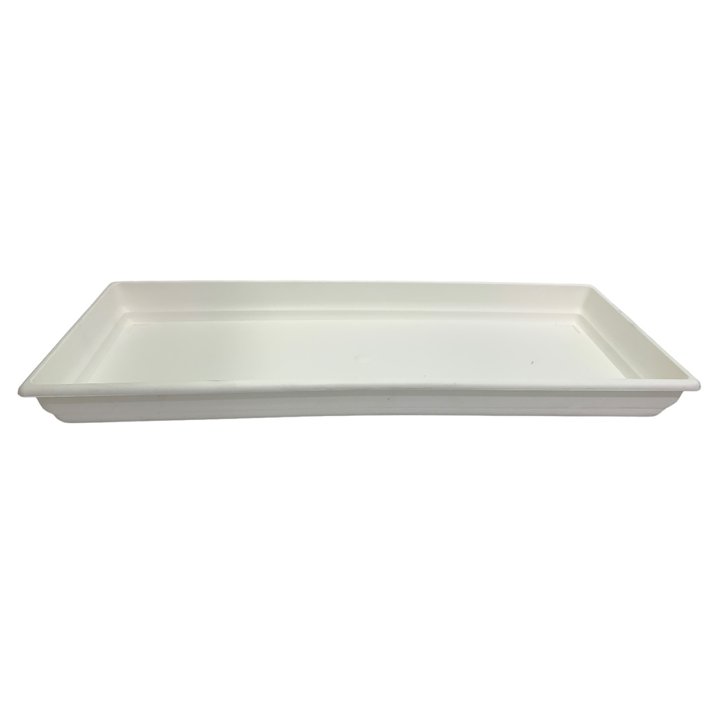 PLATO MATERO PP RECT CLASICO L-52 BLANCO DP
