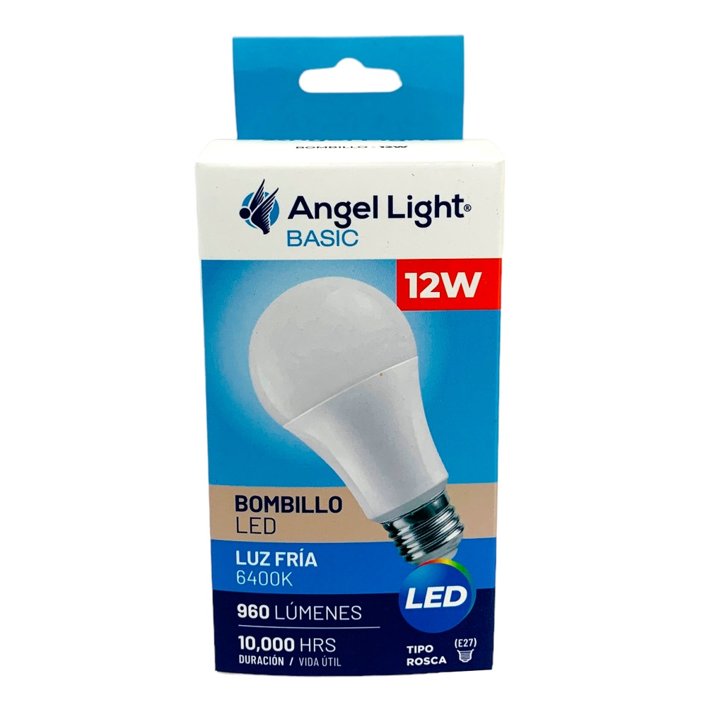 BOMBILLO LED 12W MULTIVOLTAJE ANGEL LIGHT BASIC
