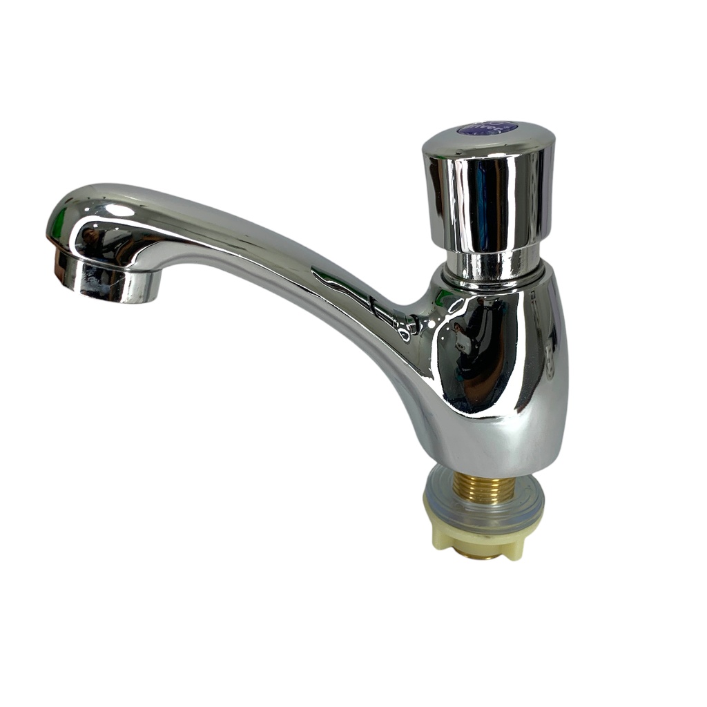 LLAVE TEMPORIZADORA PARA LAVABO TIPO PUSH CROMADO GRIVEN