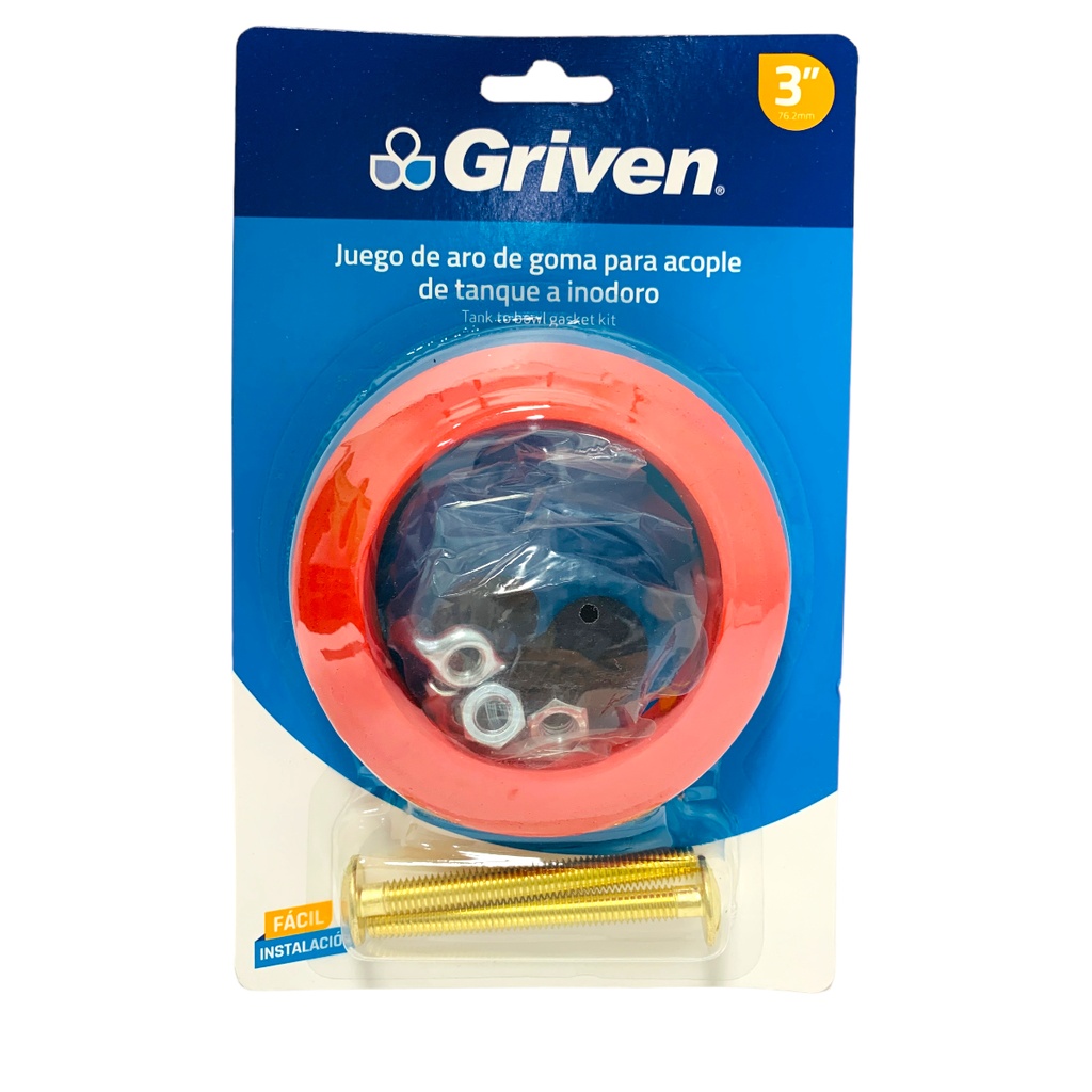ARO DE GOMA 3" PARA ACOPLE CON TORNILLOS GRIVEN