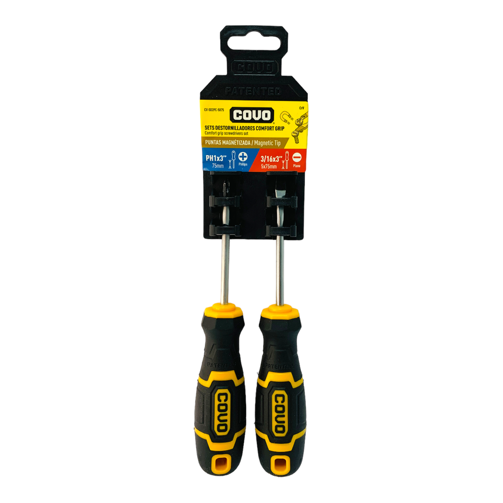 SETS DE DESTORNILLADORES CONFORT GRIP COVO