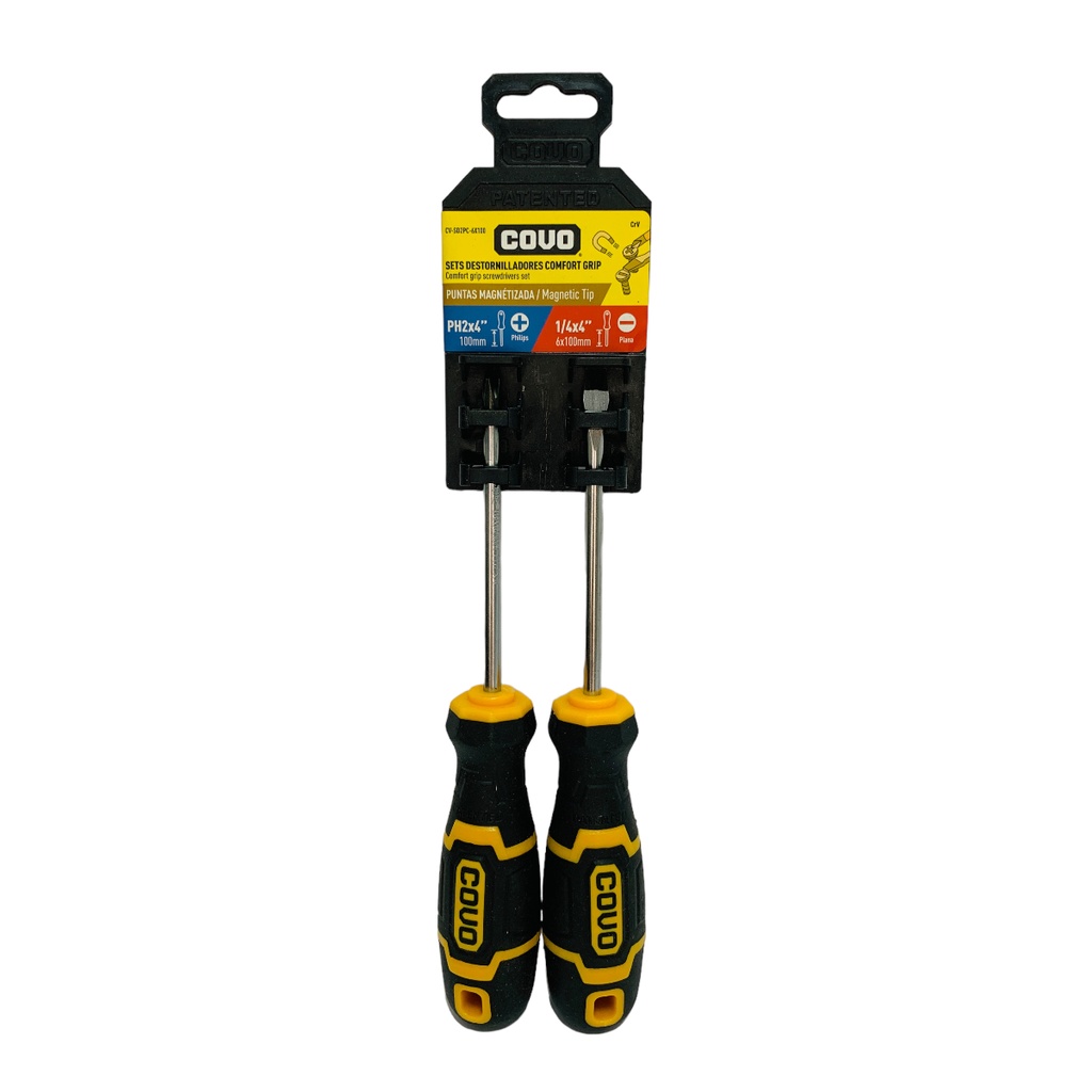 SETS DE DESTORNILLADORES CONFORT GRIP 6X100 COVO