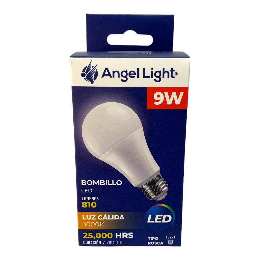 BOMBILLO LED 9W 3000K ANGEL LIGHT