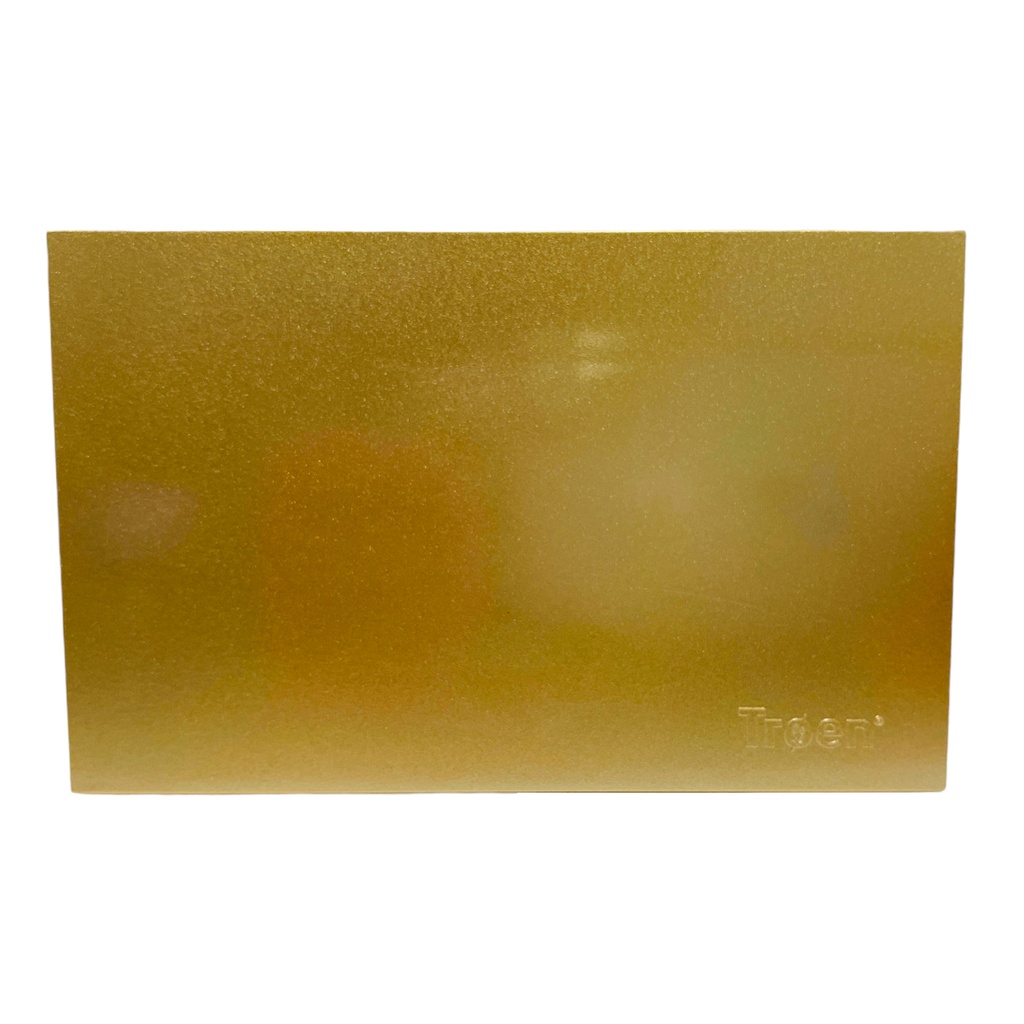TAPA CIEGA PARA EMPOTRAR DORADO TROEN