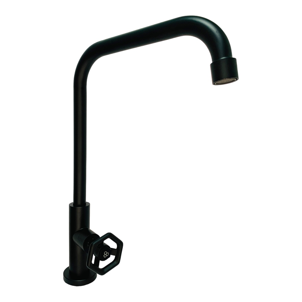 GRIFERIA PARA FREGADERO NEGRO MATE ACERO INOXIDABLE GRIVEN