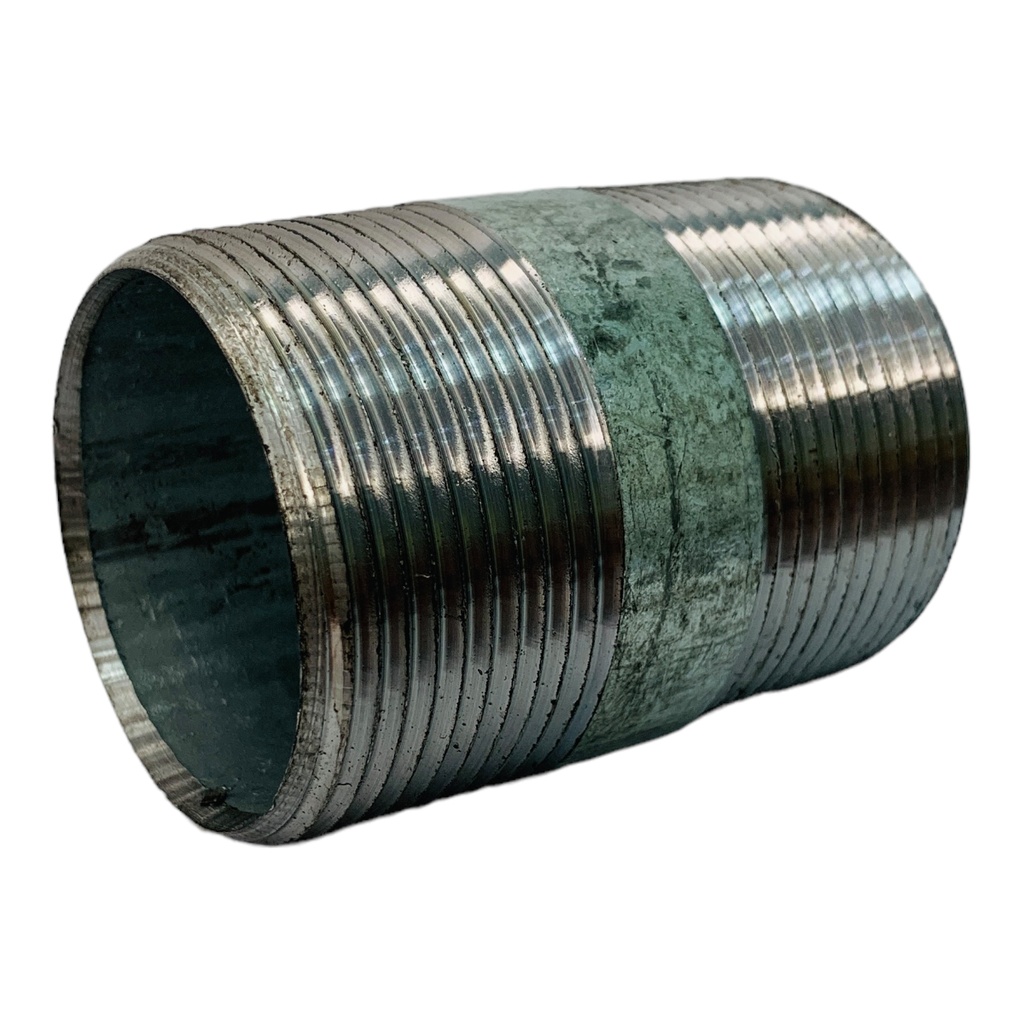 NIPLE 1 1/2" X 2 1/2" DE LARGO DE ACERO GALVANIZADO  GRIVEN