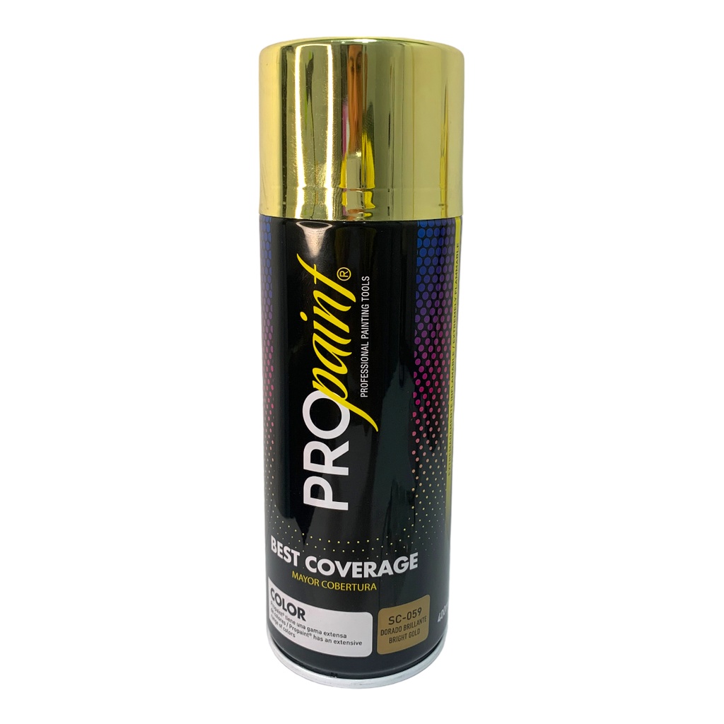 PINTURA EN SPRAY DORADO BRILLANTE PRO PAINT