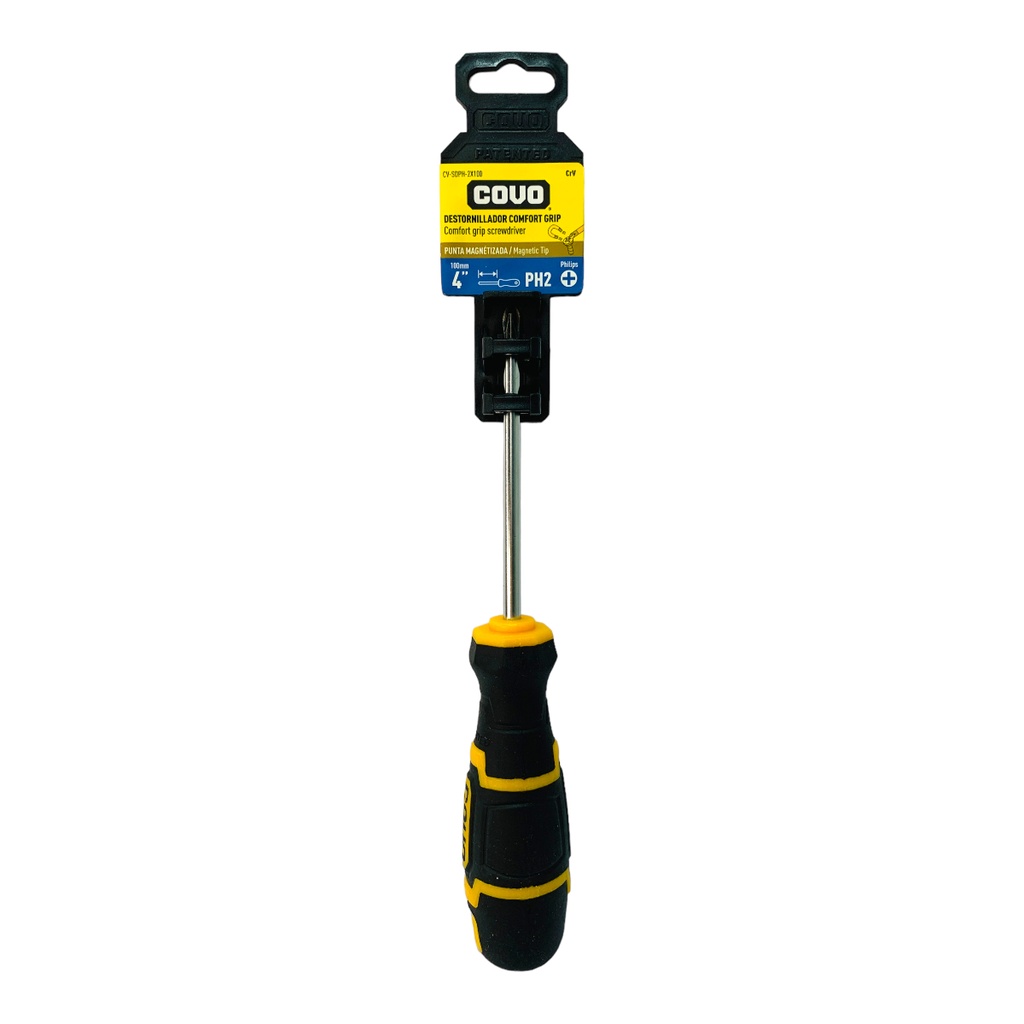 DESTORNILLADOR DE ESTRIA CONFORT GRIP 4" X PH2 COVO