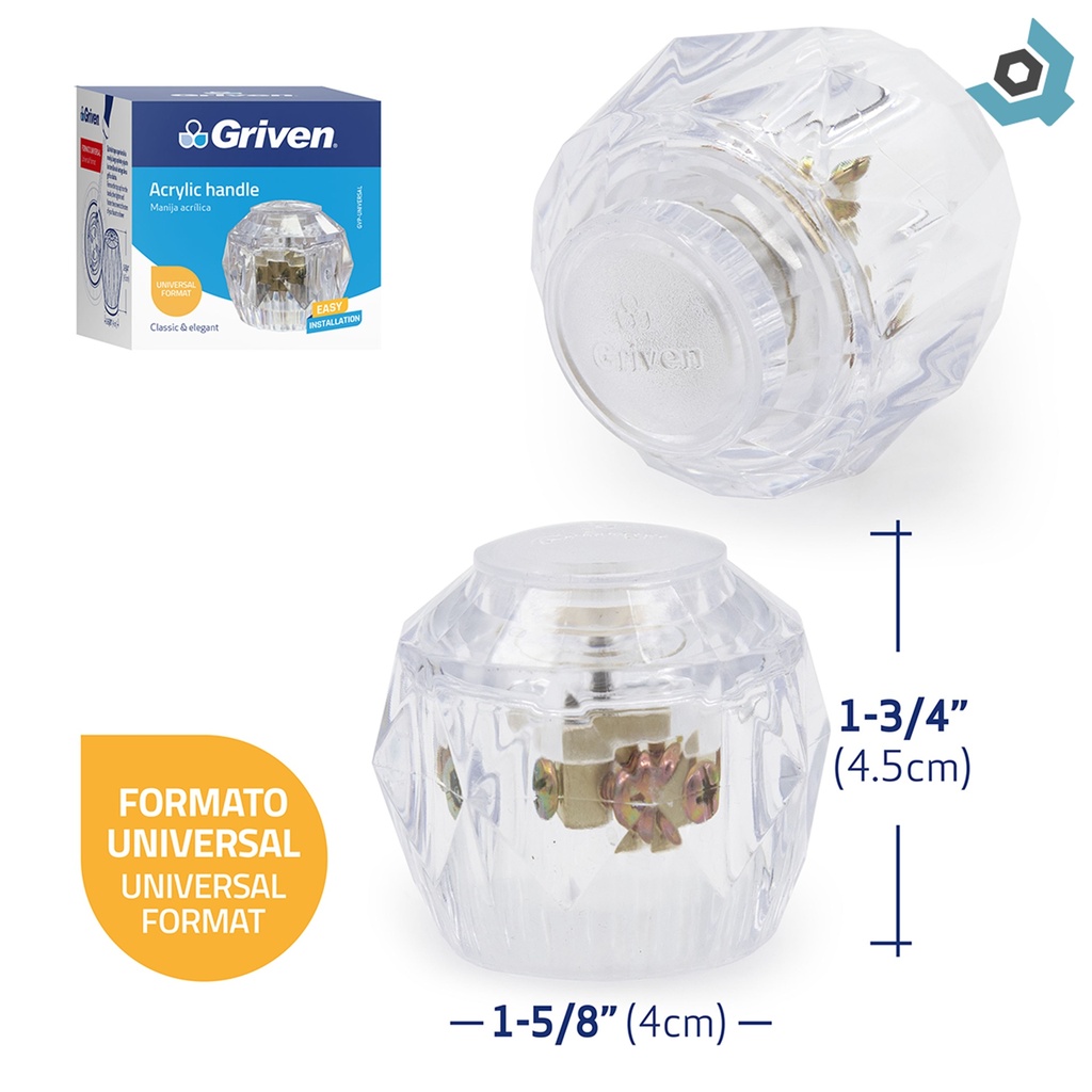 MANIJA DE REPUESTO ACRILICA UNIVERSAL GRIVEN