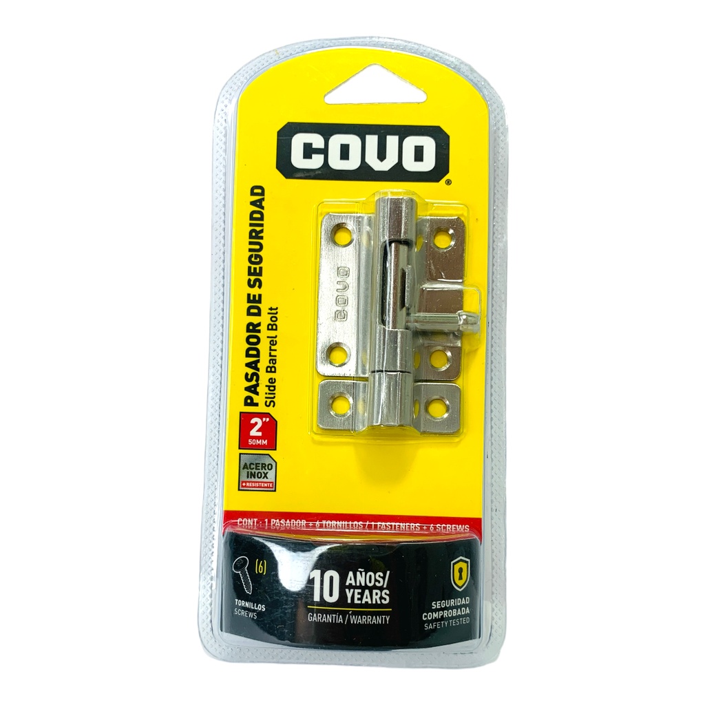 PASADOR DE SEGURIDAD 2" COVO