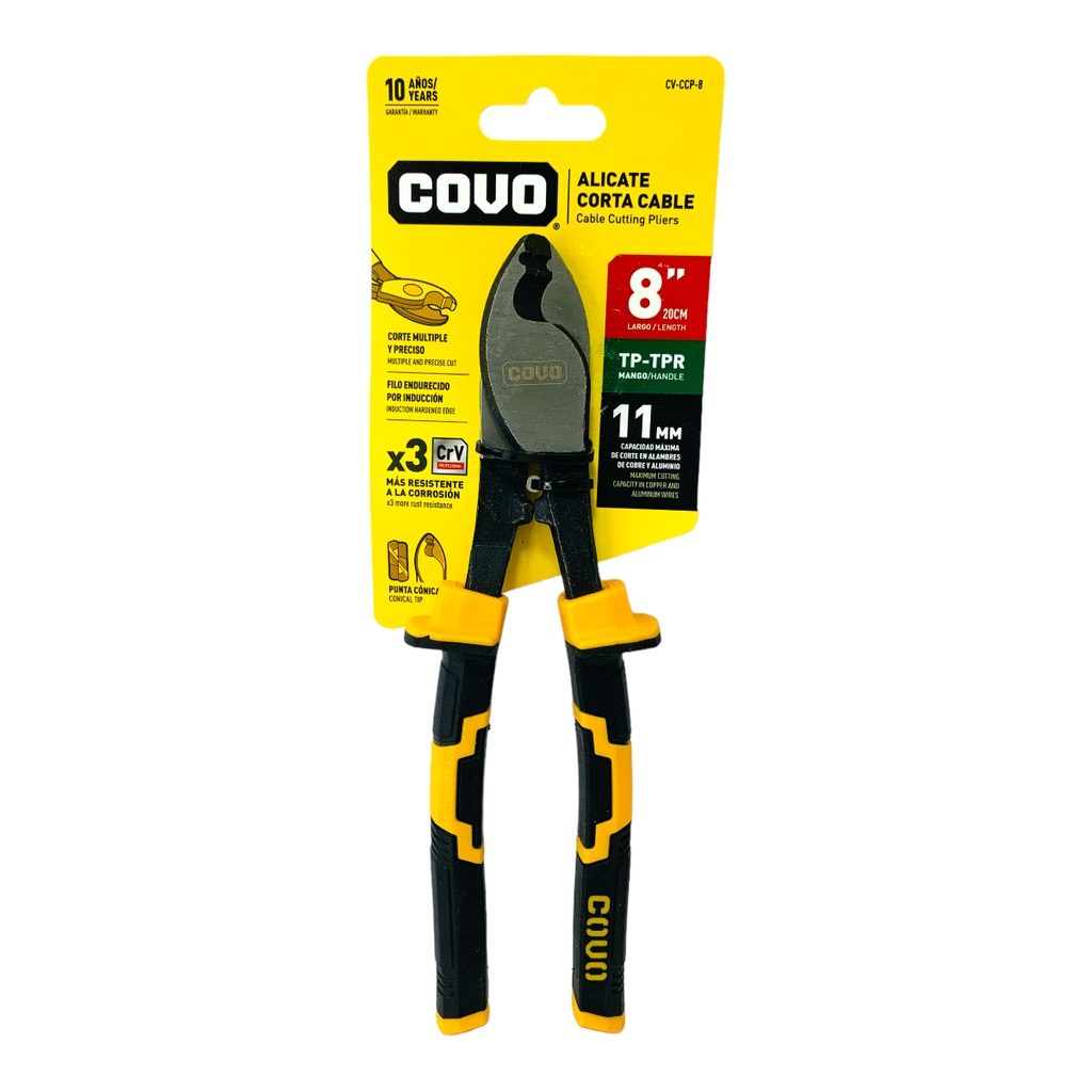 ALICATE CORTA CABLE 8" COVO