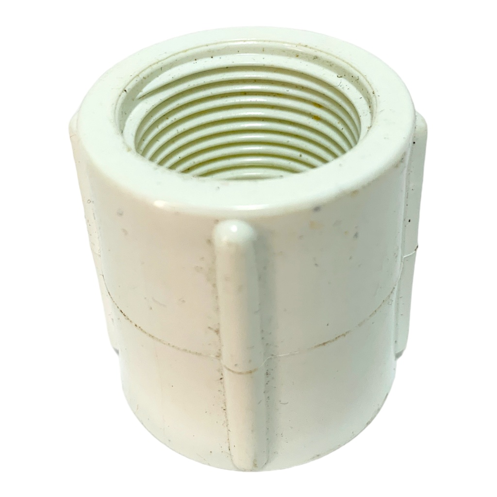 UNION PVC 1" CON ROSCA BLANCO