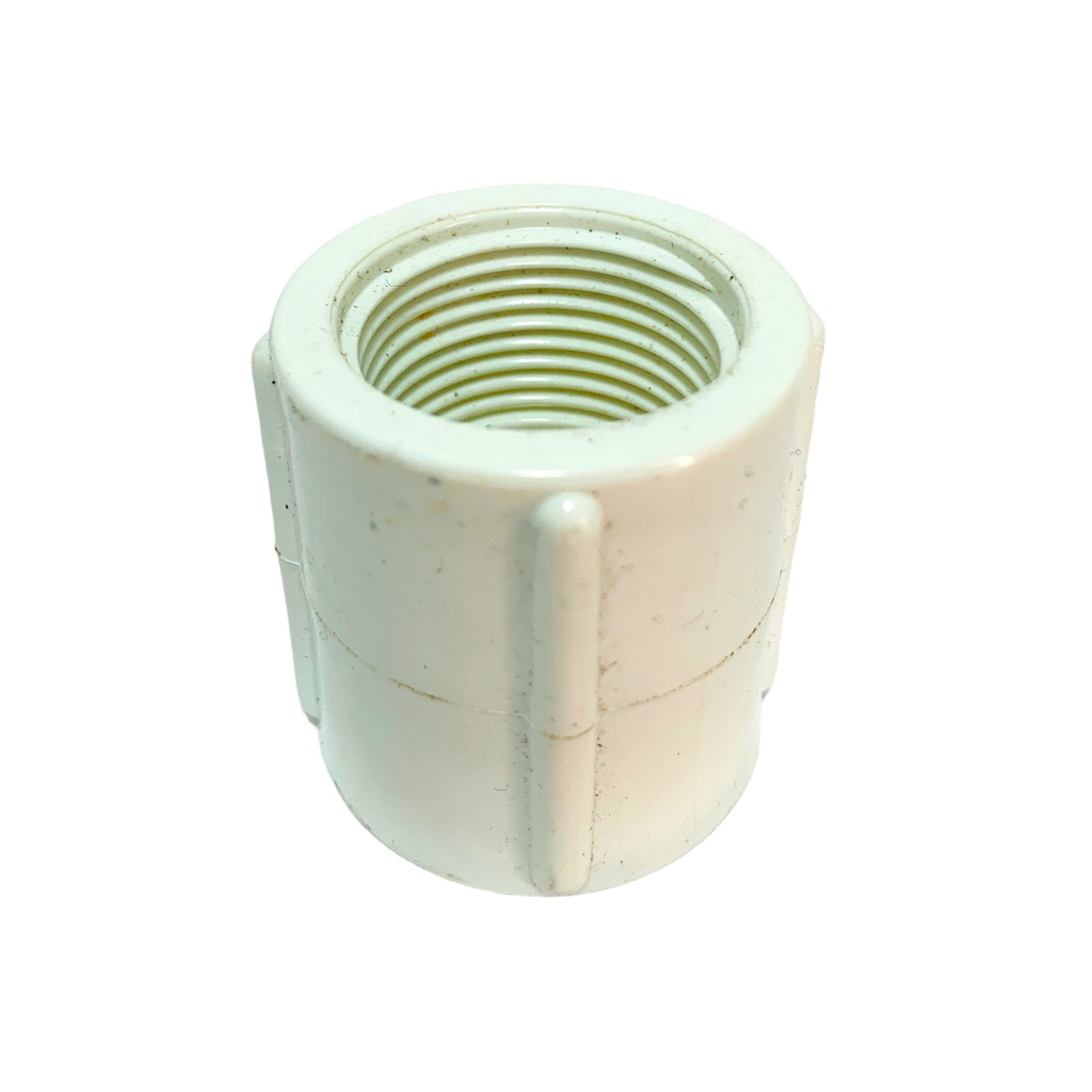 UNION PVC 3/4" CON ROSCA BLANCO