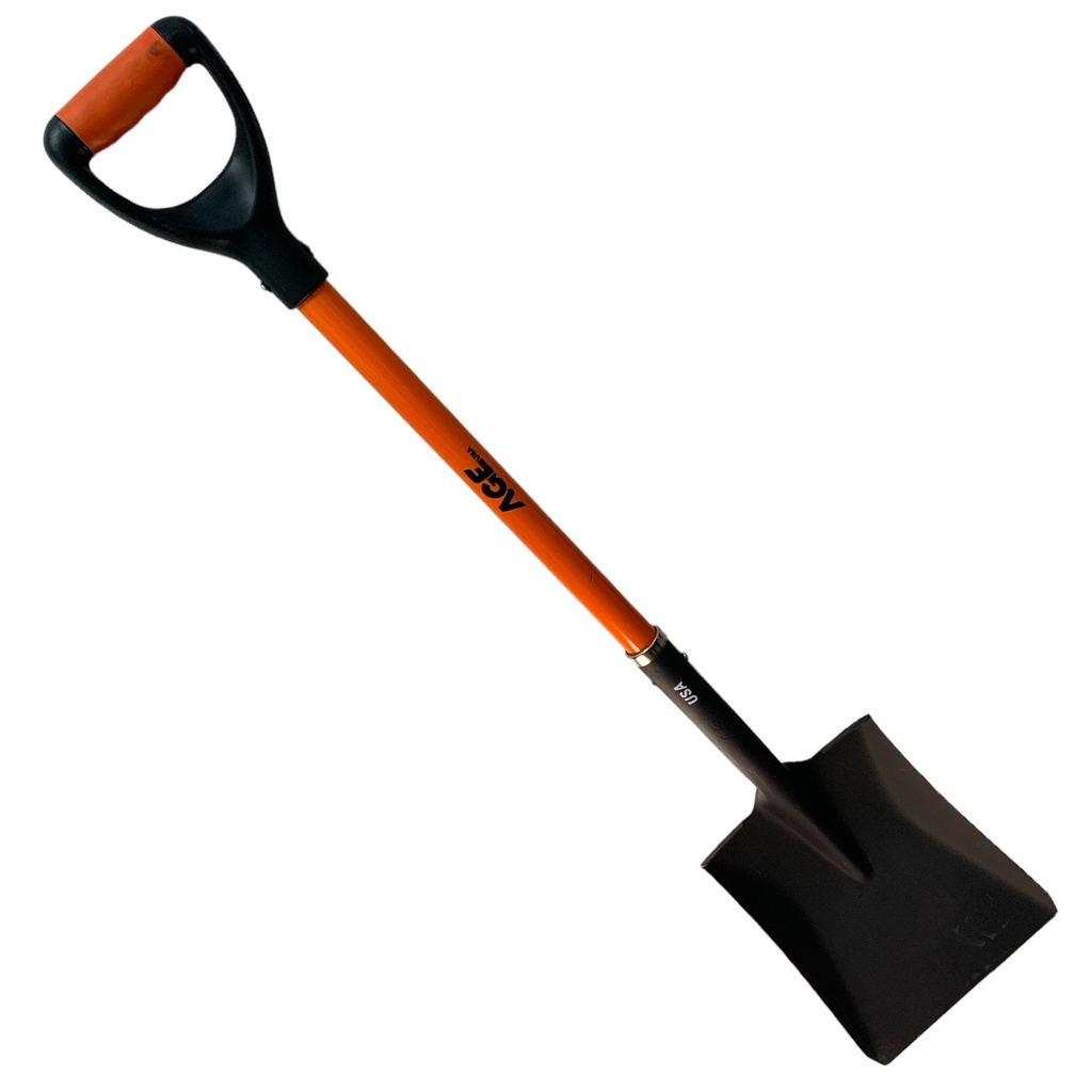 PALA TIPO CUADRADA CON MANGO DE FIBRA 45 CM AGE USA