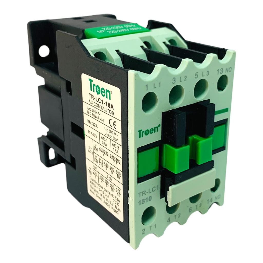 CONTACTOR CA 18A 220V TROEN