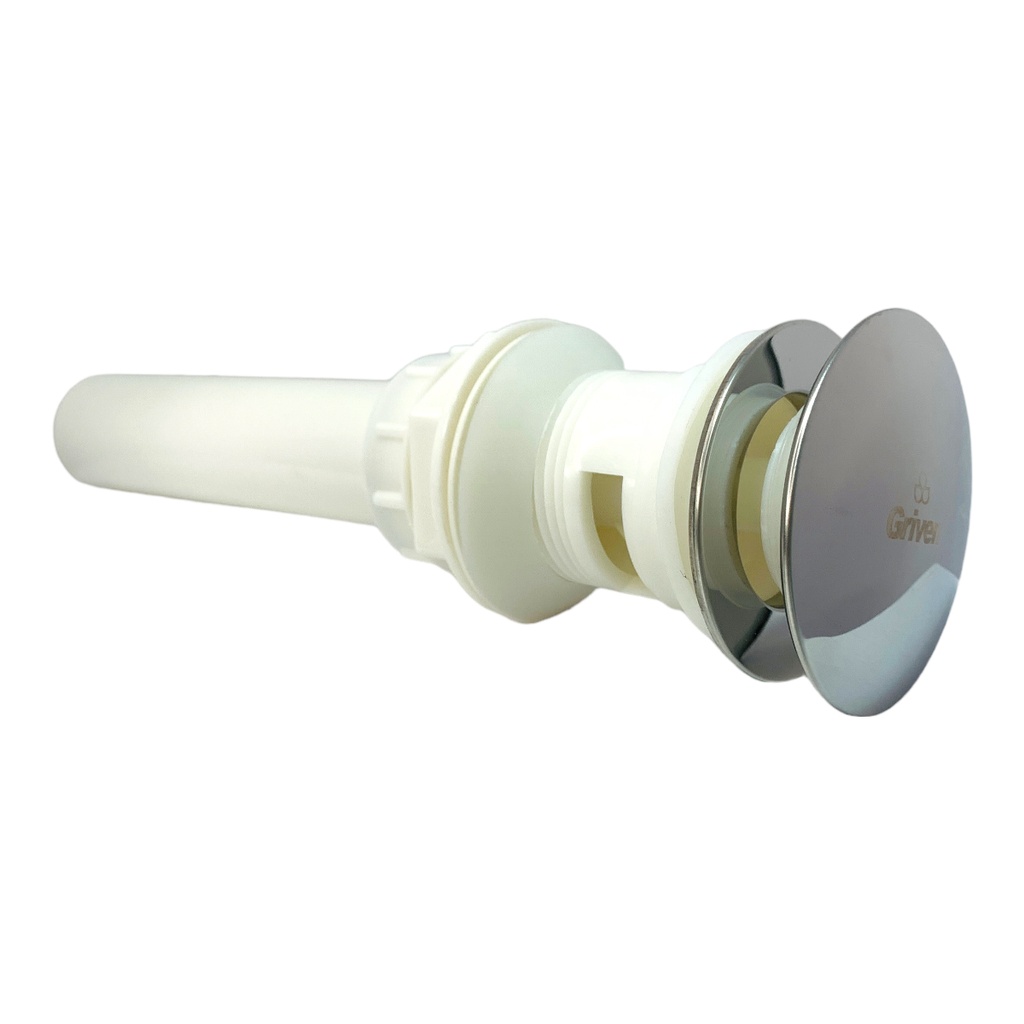 DESAGUE PUSH PLASTICO CON REBOSADERO GRIVEN BASIC
