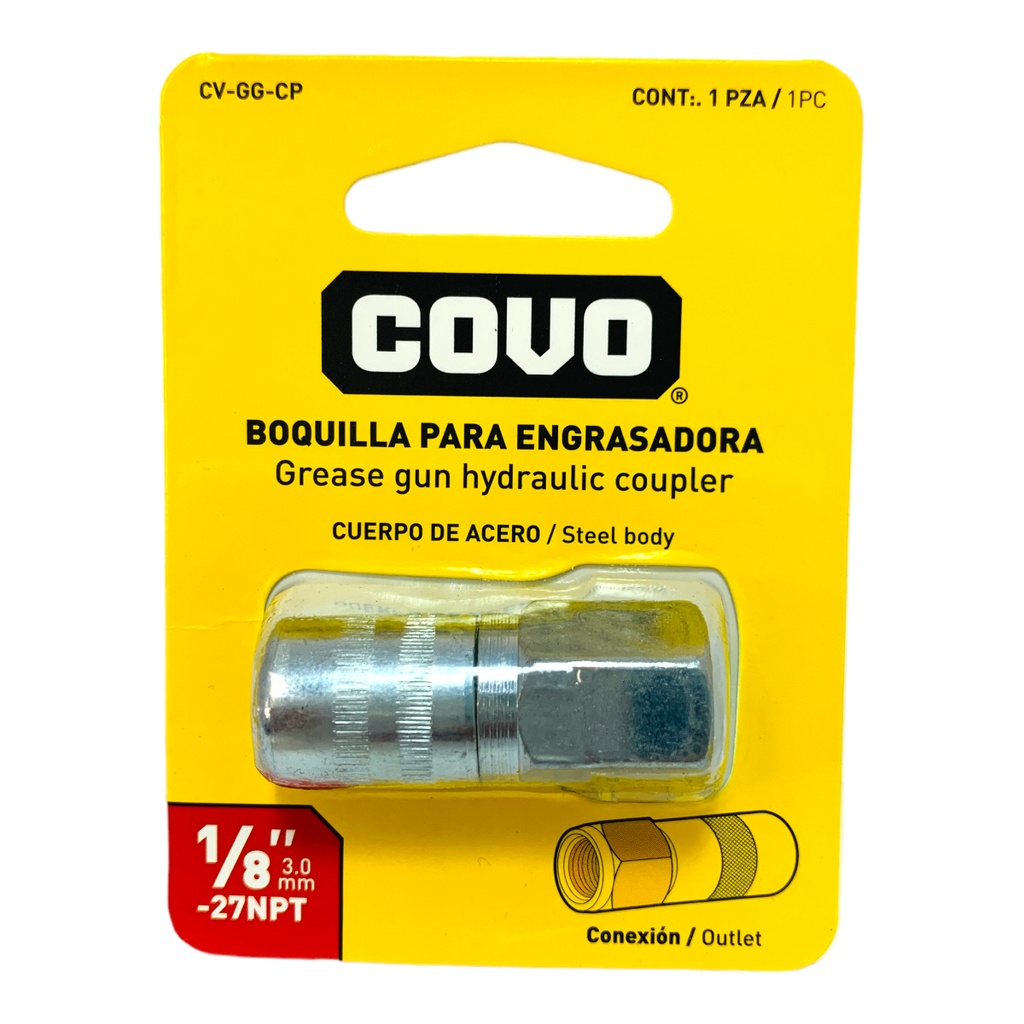 BOQUILLA PARA ENGRASADORA DE 1/8" COVO