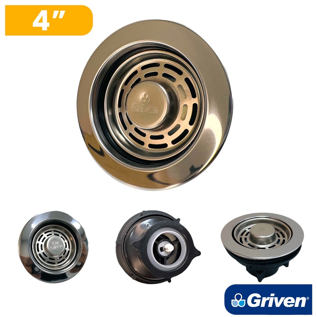 DESAGUE PARA FREGADERO 4" GRIVEN