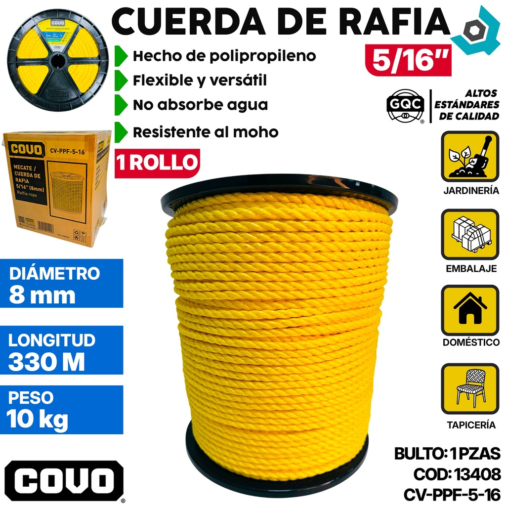 RAFIA 5/16" 1000 METROS COVO