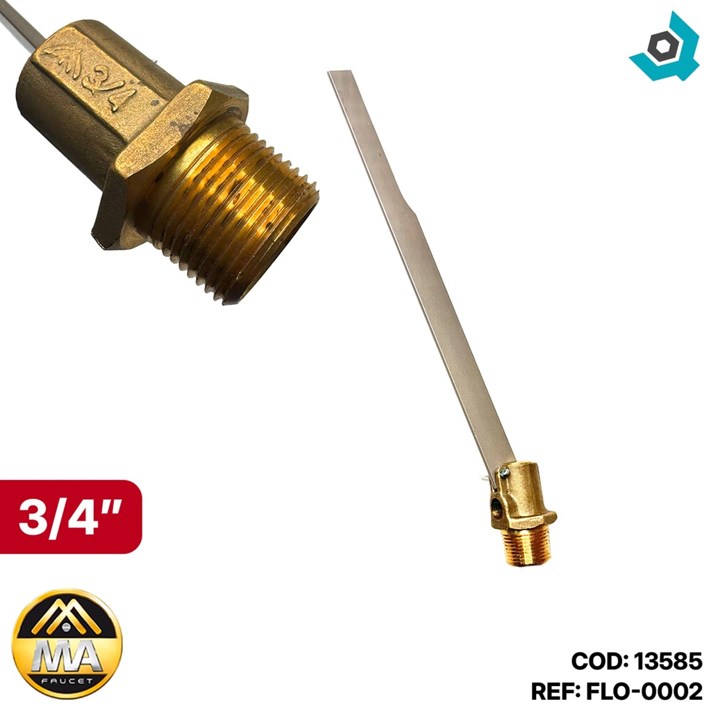 VARILLA 3/4" PARA FLOTADOR METALES ALEADOS