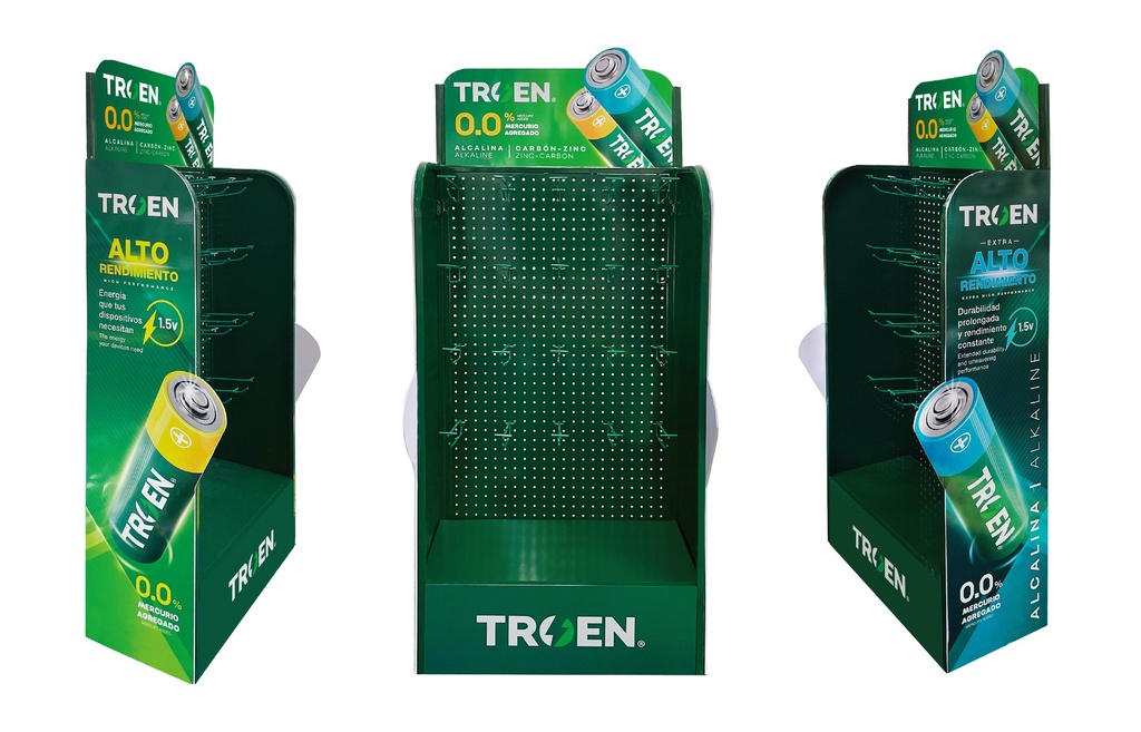 EXHIBIDOR DE BATERIAS TR