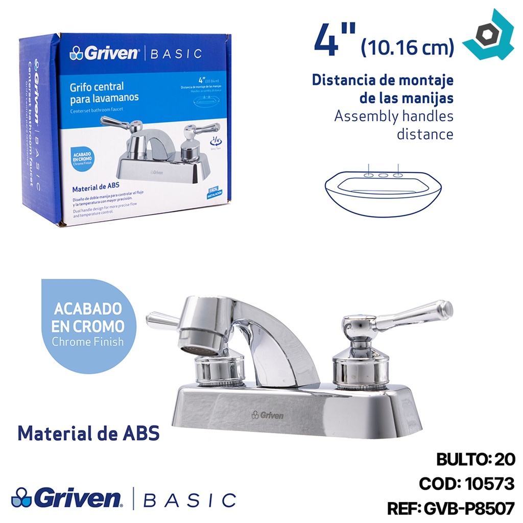 GRIFERIA PARA LAVAMANOS GRIVEN BASIC