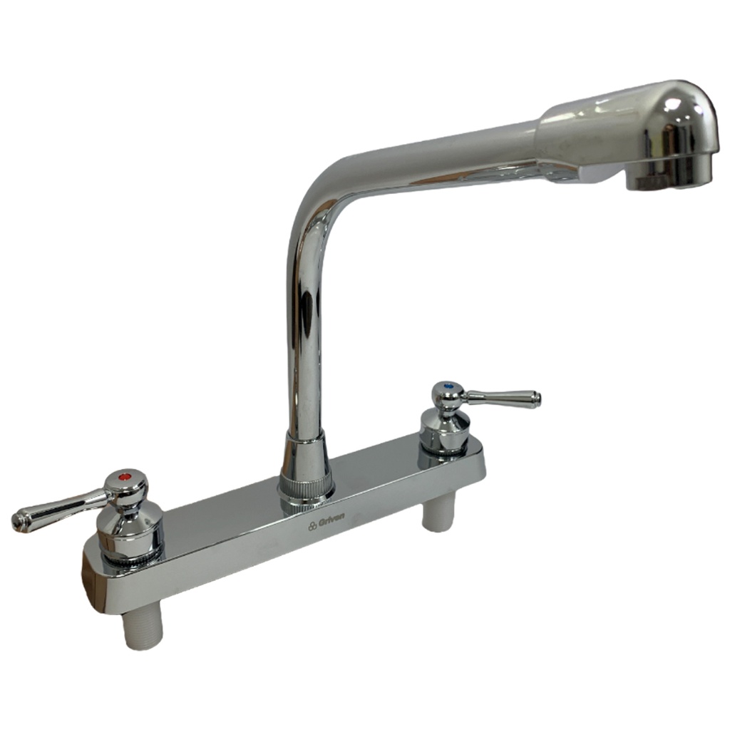 GRIFERIA PARA FREGADERO 8" CUELLO TIPO COBRA GRIVEN BASIC