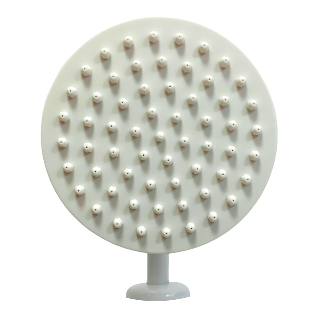 REGADERA PARA BANO 6" ABS BLANCO GRIVEN BASIC