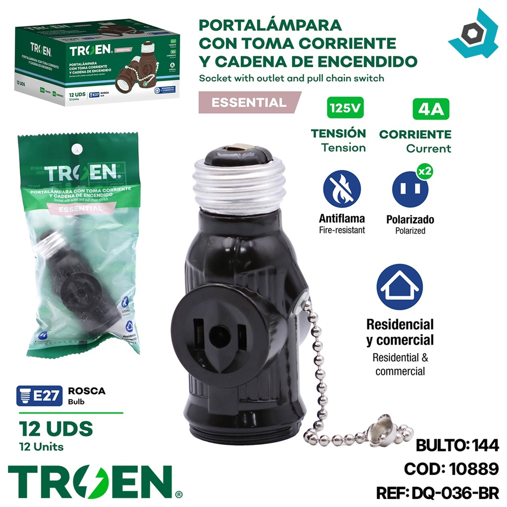 BENJAMIN CON CADENITA MARRON TROEN