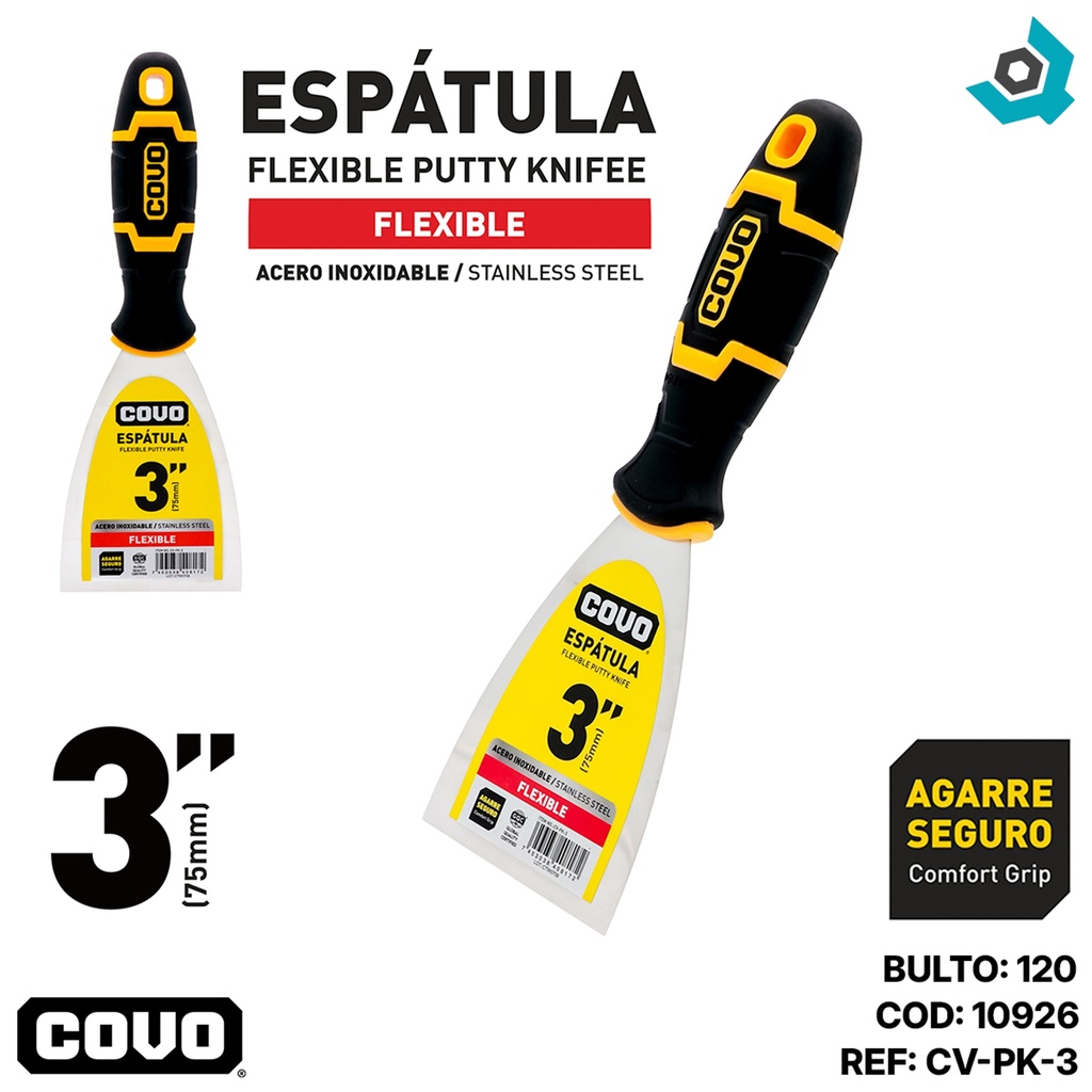 ESPATULA FLEXIBLE 3" COVO