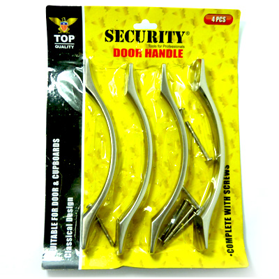 TIRADOR PARA MUEBLES 128MM BLISTER 4 PIEZAS SECURITY