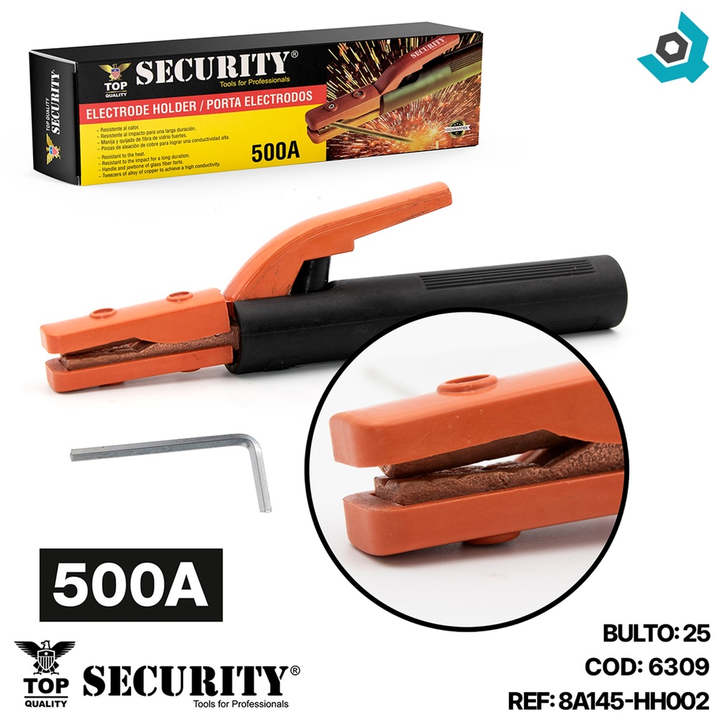 PORTA ELECTRODOS 500A SECURITY
