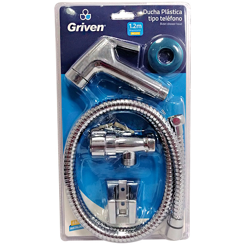 DUCHA PVC TIPO TELEFONO PARA BANO GRIVEN