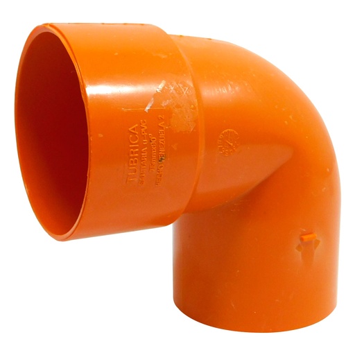 [7961] CODO 90GR PVC SANITARIO 75MM REFORZADO EXC TUBRICA