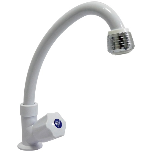 [7985] GRIFERIA PARA FREGADERO INDIVIDUAL ABS BLANCO GRIVEN WHITE