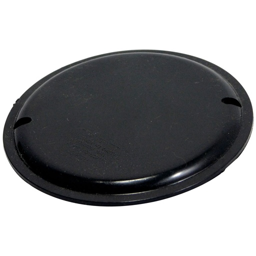 [8006] TAPA CIEGA REDONDA PVC CONDUIT NEGRO DP