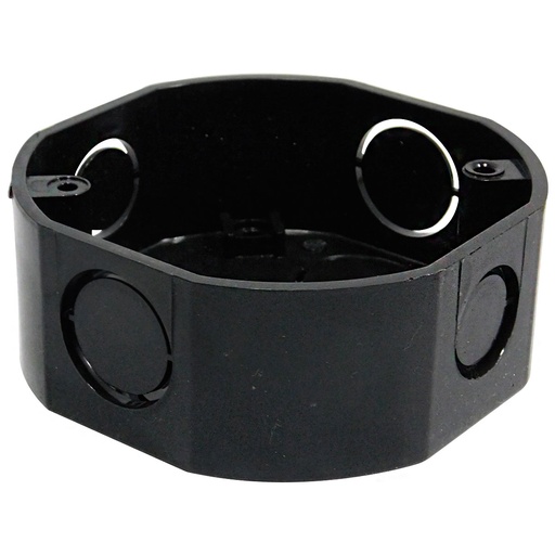 [8008] CAJETIN PVC CONDUIT OCTAGONAL NEGRO DP