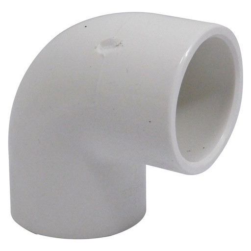 [8014] CODO 90GR PVC PRES 1" BLANCO TUBRICA